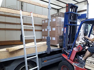 kamionski utovar paletirane robe YouTube video