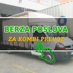 Berza poslova za kombi prevoz