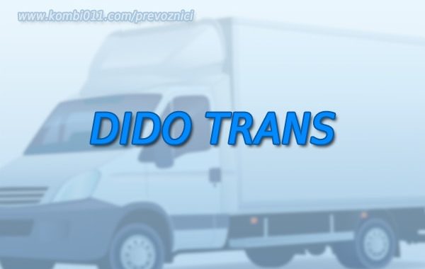 dido trans doo beograd prevoz robe i selidbe