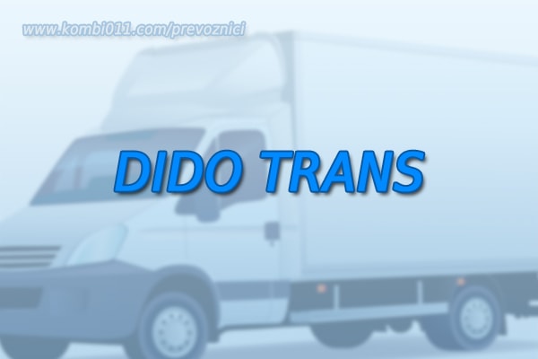 dido trans doo beograd prevoz robe i selidbe